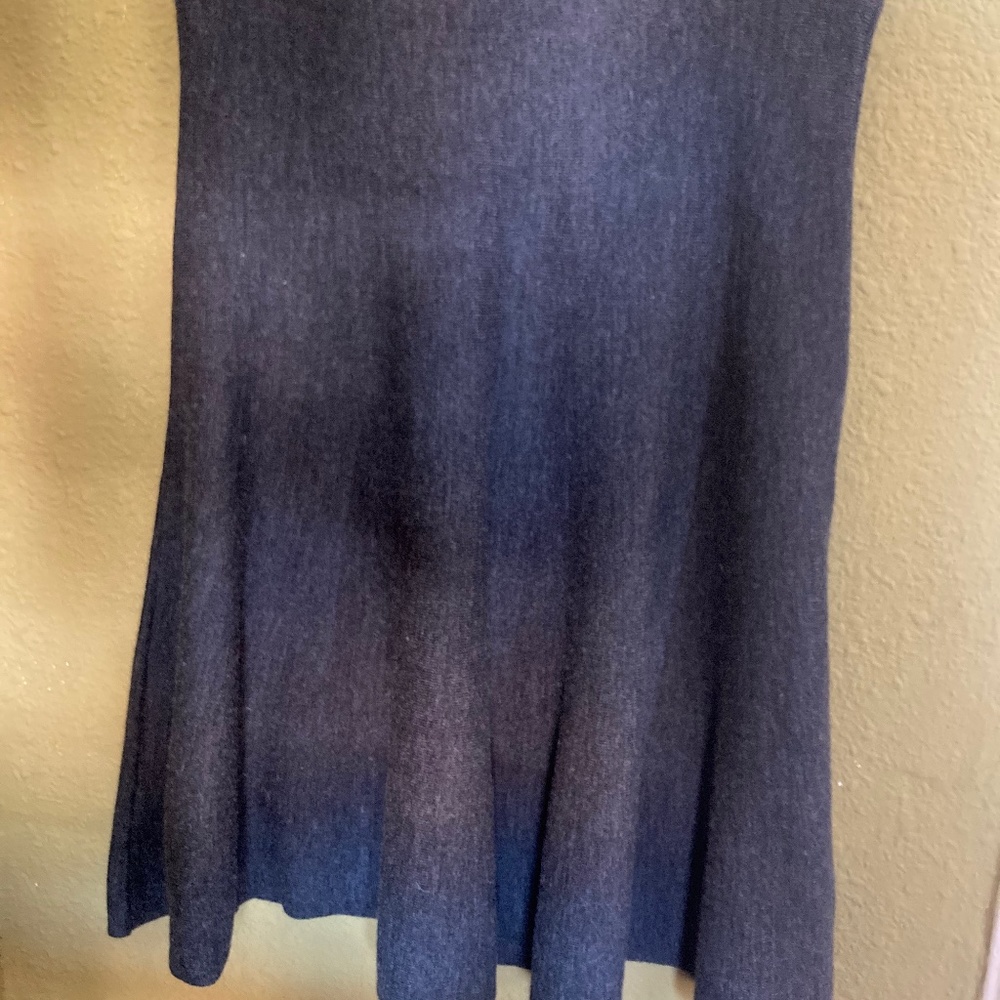 Wool blend swing skirt